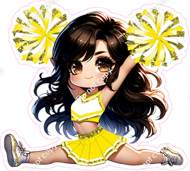 Cheerleader Splits - Yellow