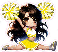 Cheerleader Splits - Yellow