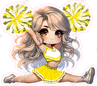 Cheerleader Splits - Yellow