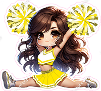 Cheerleader Splits - Yellow