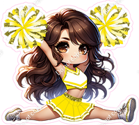 Cheerleader Splits - Yellow