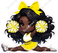 Cheerleader Splits - Yellow