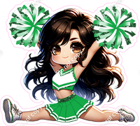 Cheerleader Splits - Green