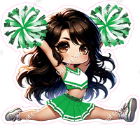 Cheerleader Splits - Green