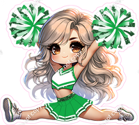 Cheerleader Splits - Green