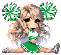 Cheerleader Splits - Green