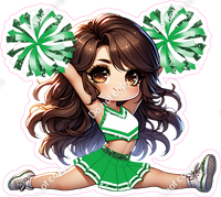 Cheerleader Splits - Green