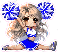 Cheerleader Splits - Blue
