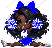 Cheerleader Splits - Blue