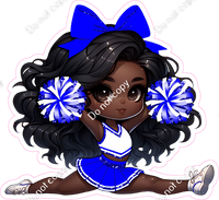 Cheerleader Splits - Blue