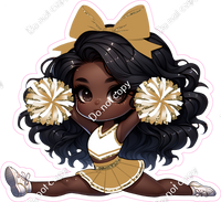 Cheerleader Splits - Gold