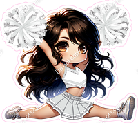 Cheerleader Splits - Light SIlver