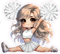 Cheerleader Splits - Light SIlver