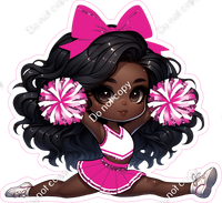 Cheerleader Splits - Hot Pink