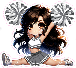 Cheerleader Splits - Silver