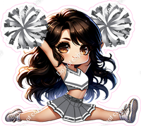 Cheerleader Splits - Silver