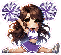 Cheerleader Splits - Purple