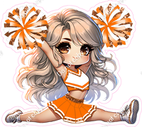 Cheerleader Splits - Orange