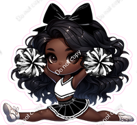 Cheerleader Splits - Black