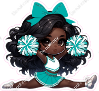 Cheerleader Splits - Teal