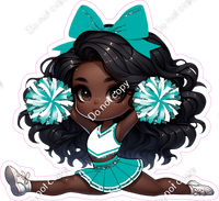 Cheerleader Splits - Teal