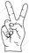 Peace Sign - Hands - Multiple Colors