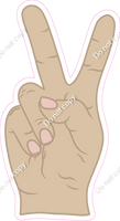 Peace Sign - Hands - Multiple Colors