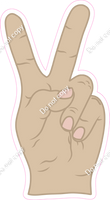Peace Sign - Hands - Multiple Colors