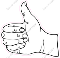 Thumbs Up - Hands - Multiple Colors