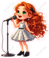 School Girl - Light Skin Tone - Singing