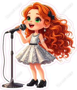 School Girl - Light Skin Tone - Singing