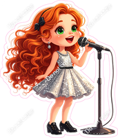 School Girl - Light Skin Tone - Singing