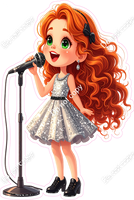 School Girl - Light Skin Tone - Singing