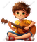 School Boy - Light Skin Tone - with Guitar