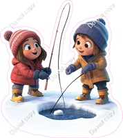 Winter - Kids Ice Fishing