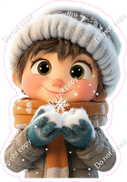 Winter - Kid with Snow