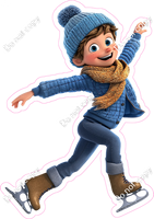 Winter - Kid Skating