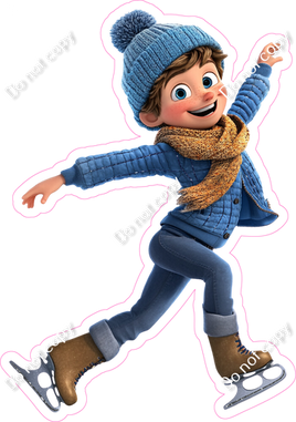 Winter - Kid Skating