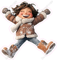 Winter - Kid Snow Angle