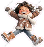 Winter - Kid Snow Angle