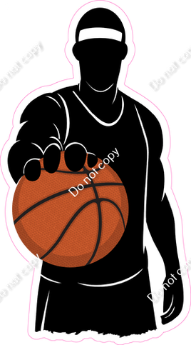 Basketball - Bow Palming Silhouette