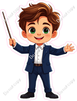 School Boy - Light Skin Tone - Conducting