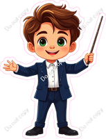 School Boy - Light Skin Tone - Conducting