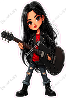 School Girl - Light Skin Tone - Guitar