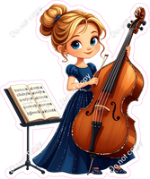School Girl - Light Skin Tone - Cello