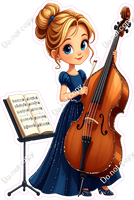 School Girl - Light Skin Tone - Cello