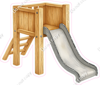 Playground - Wood Slide