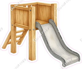 Playground - Wood Slide