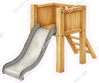 Playground - Wood Slide
