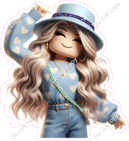 Roblox - Girl in Heart Sweater